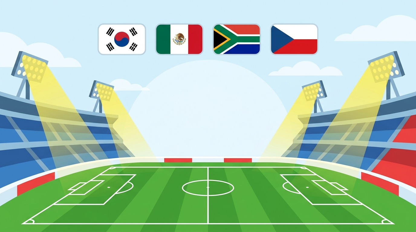 2026 FIFA 월드컵 한국 대표팀 A조 경기 일정 총정리