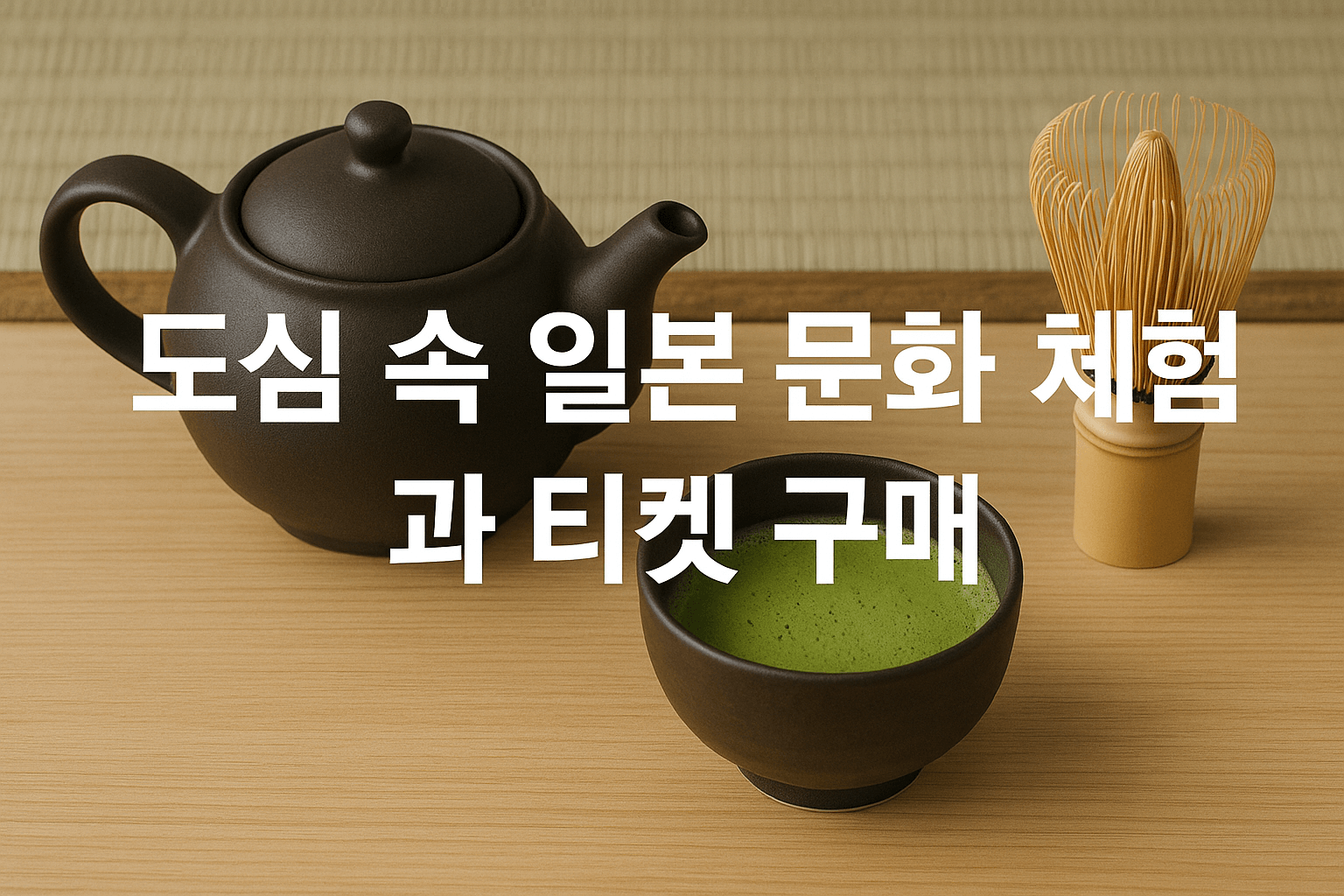 도심 속 일본 문화 체험