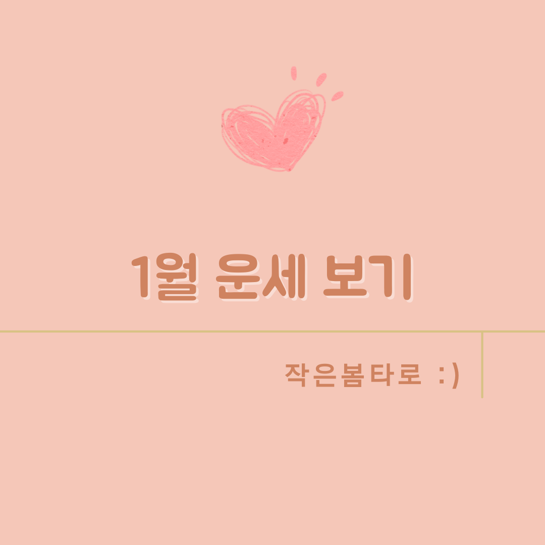 1월 운세