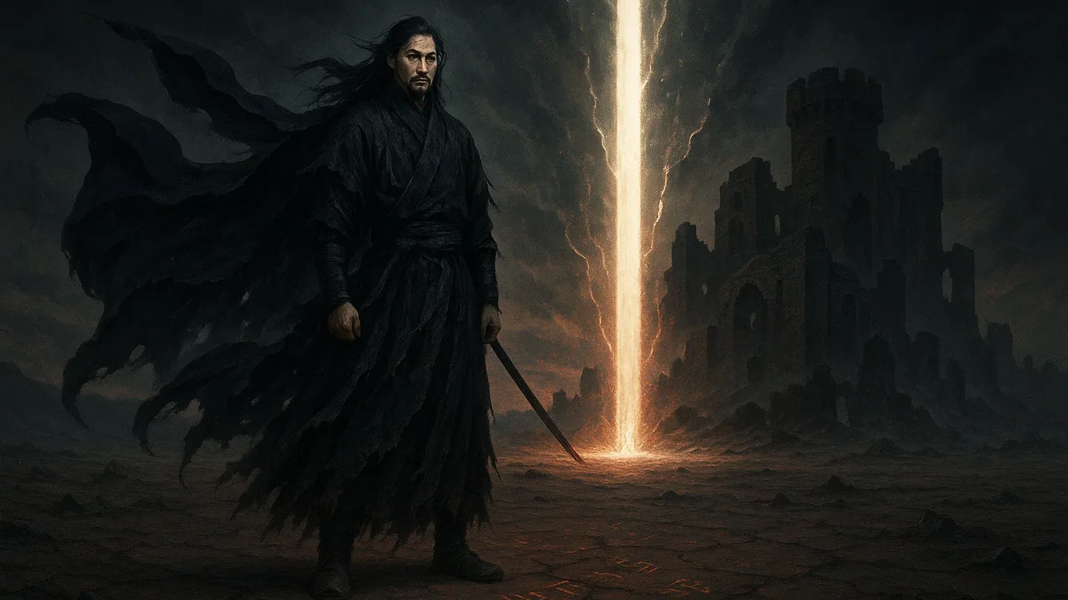 20년의 세월을 넘어 출간된 '묵향' 이미지. 시공간을 초월한 주인공의 위엄이 느껴진다.