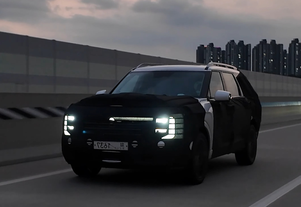 현대차 '팰리세이드 풀체인지' 테스트카