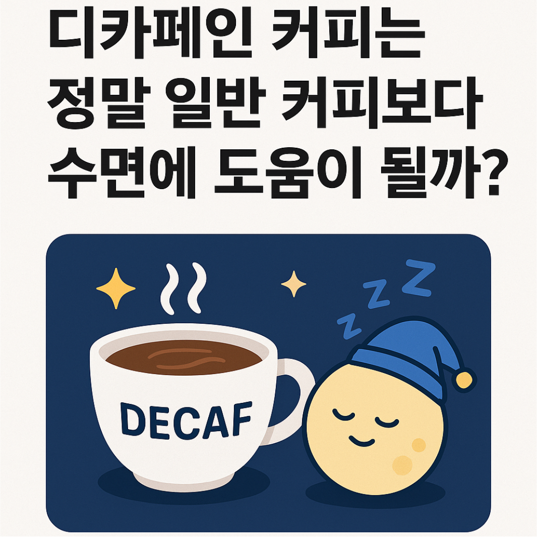 디카페인커피는 수면에도움될까?