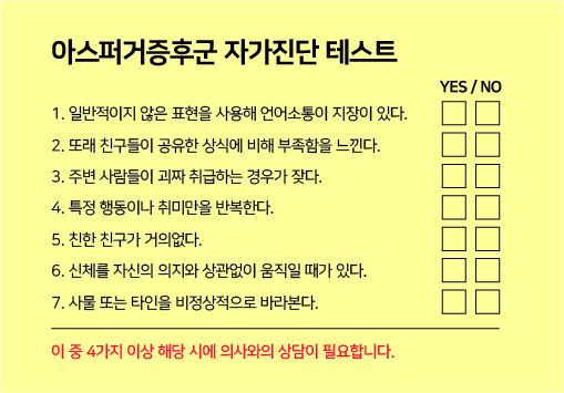 아스퍼거증후군-테스트