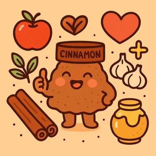 따뜻한 색감의 계피 이미지