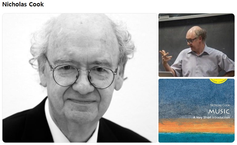 영국의 음악학자 Nicholas Cook