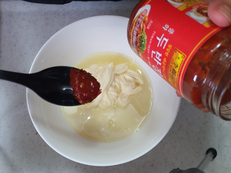 크림새우 만들기