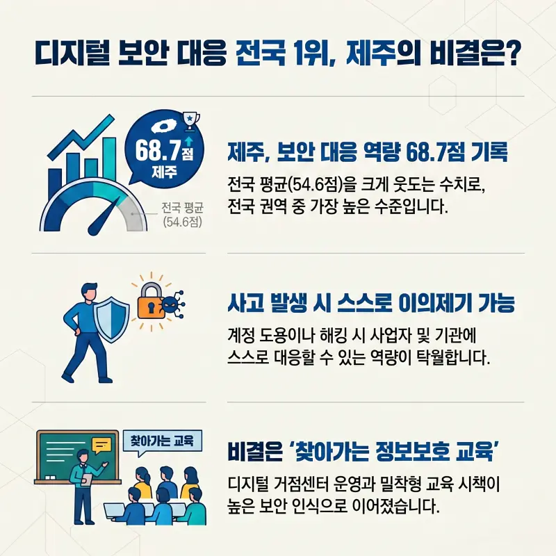 AI 소비생활 격차 속 제주 보안 대응 역량