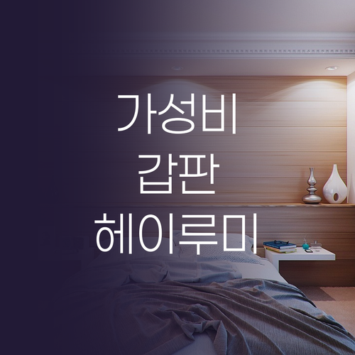 가성비 끝판왕 헤이루미 스탠드로 완성..