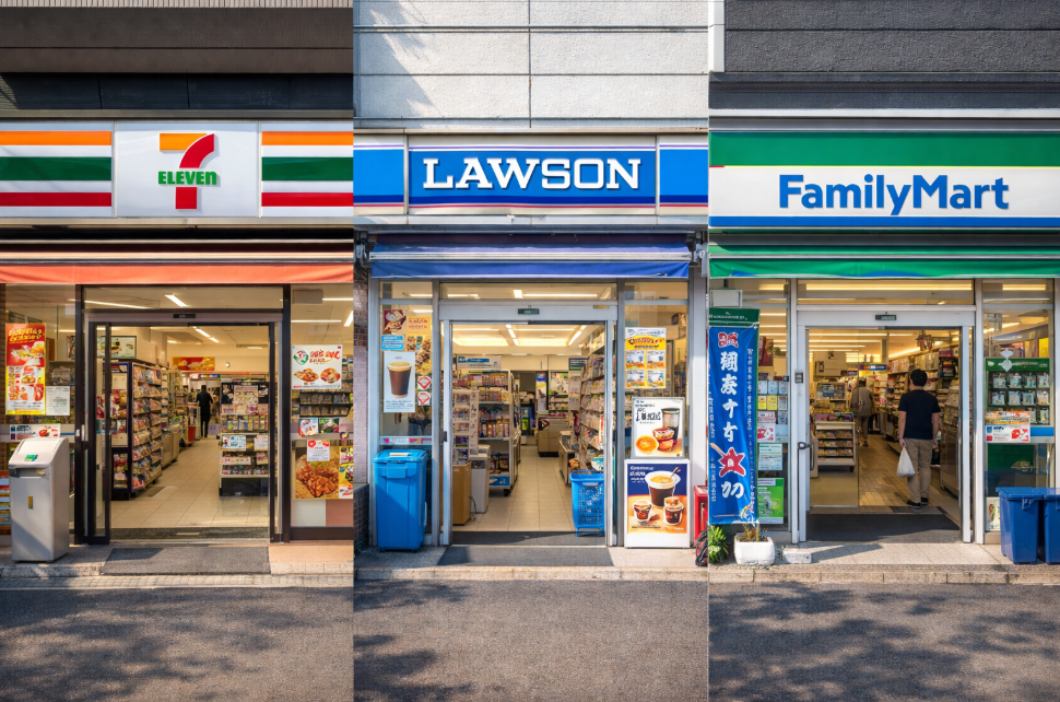 일본 편의점 (세븐일레븐·로손·패밀리마트)