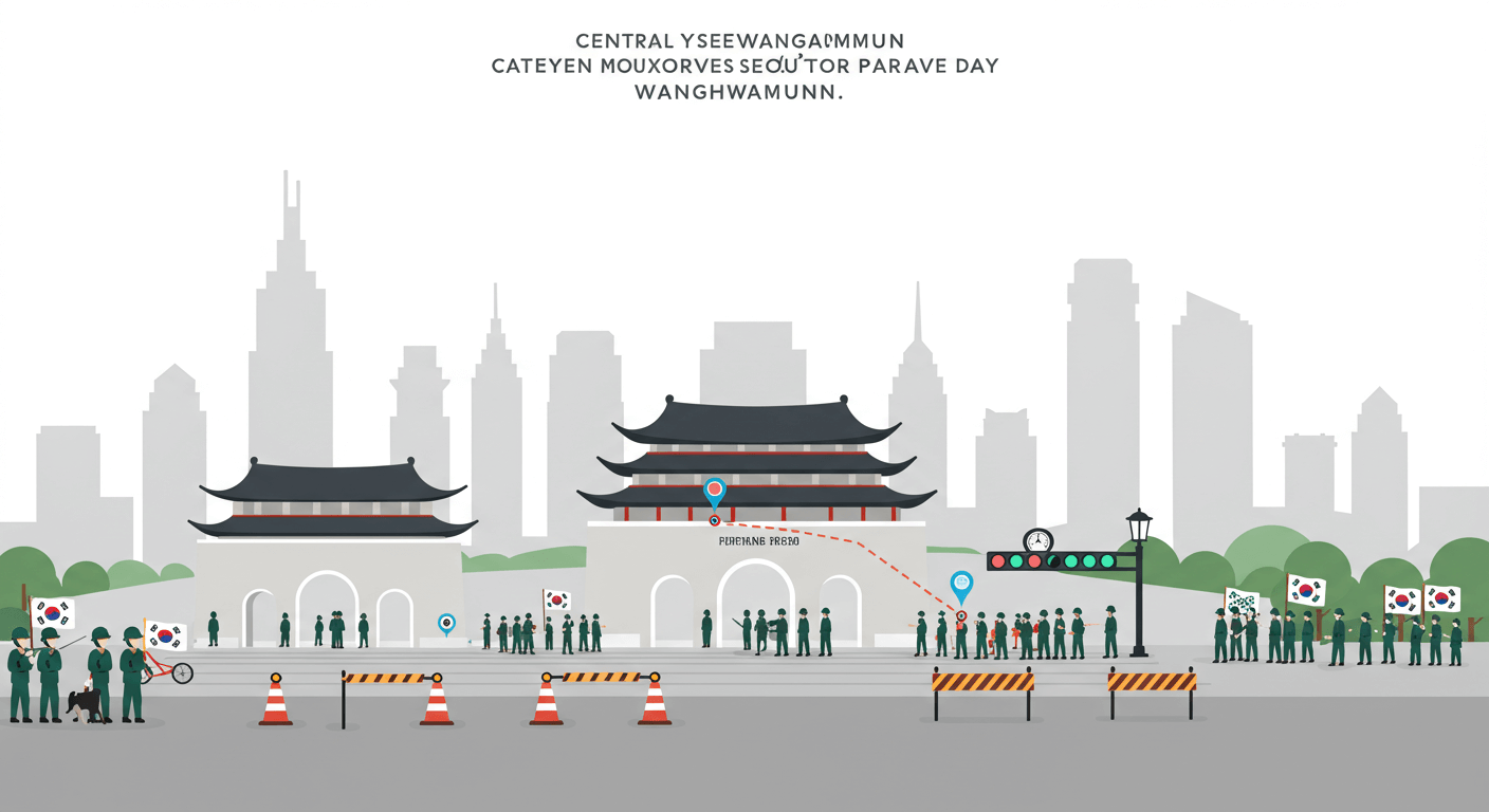 서울 시가행진 안내 (국군의날, 교통통제, 주요구간)