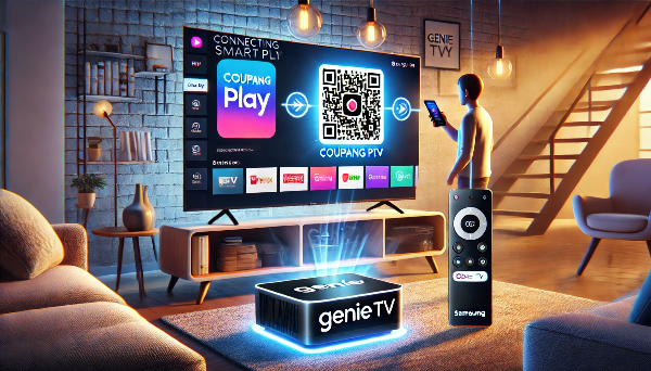 KT 지니 TV 쿠팡 플레이 연결 가이드