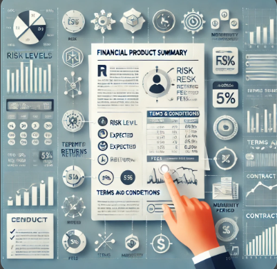 금융 상품 핵심 설명서 관련 사진
