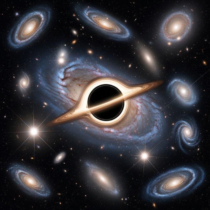 mysterious cosmic phenomena deep space visualization