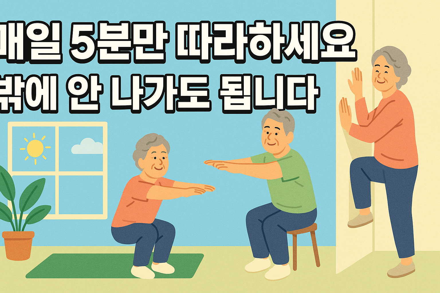 매일 5분, 건강한 운동