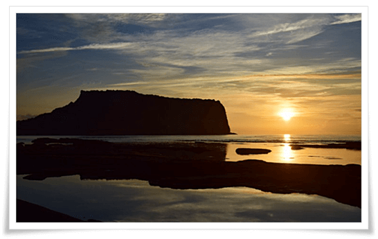 제주 성산 일출봉 일출