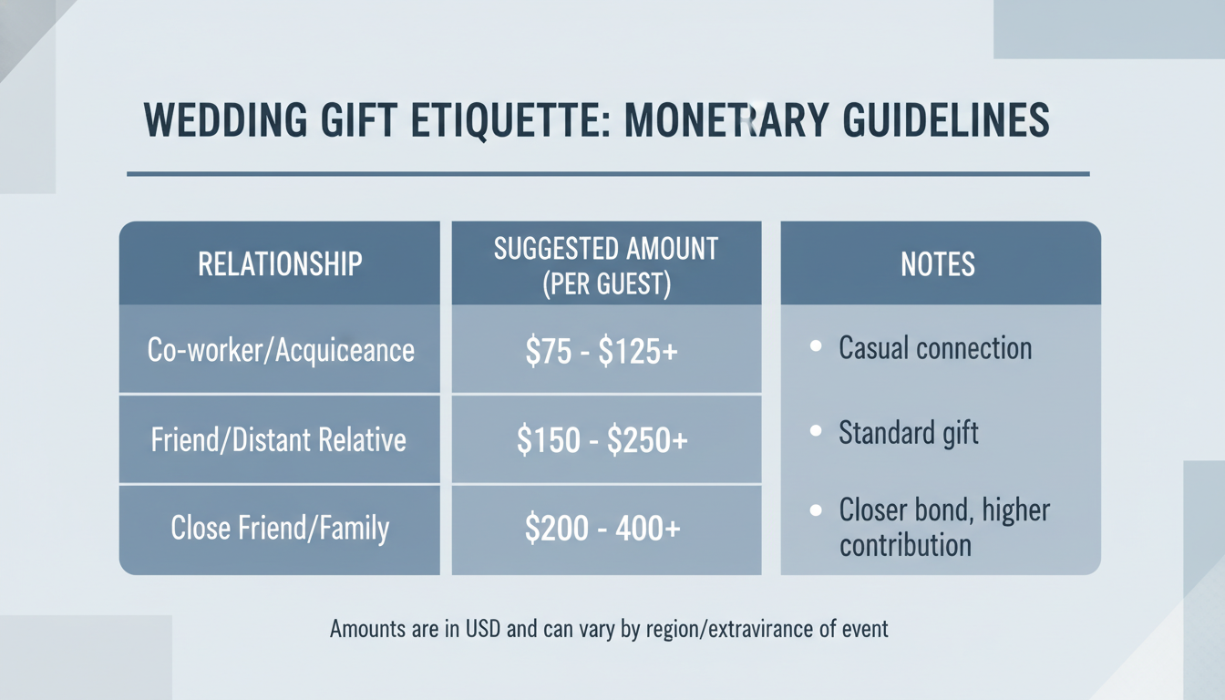 직장동료, 친구 등 관계별 결혼식 축의금 추천 액수 기준표 인포그래픽