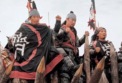 황산벌 영화 속 코믹한 장면