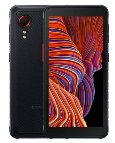 갤럭시 XCover5 64GB 앞뒤로 겹친 사진