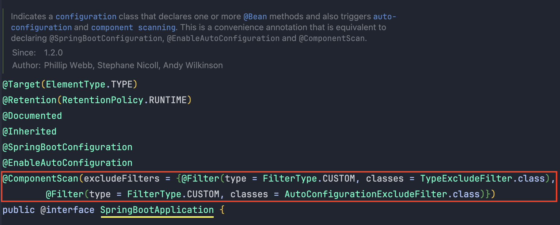 컴포넌트 스캔이 선언된 위치