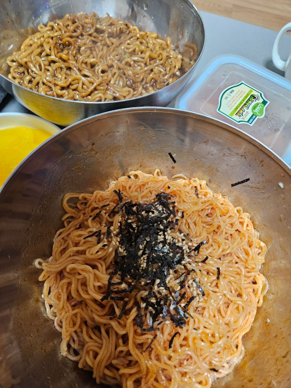 저녁 메뉴 면류