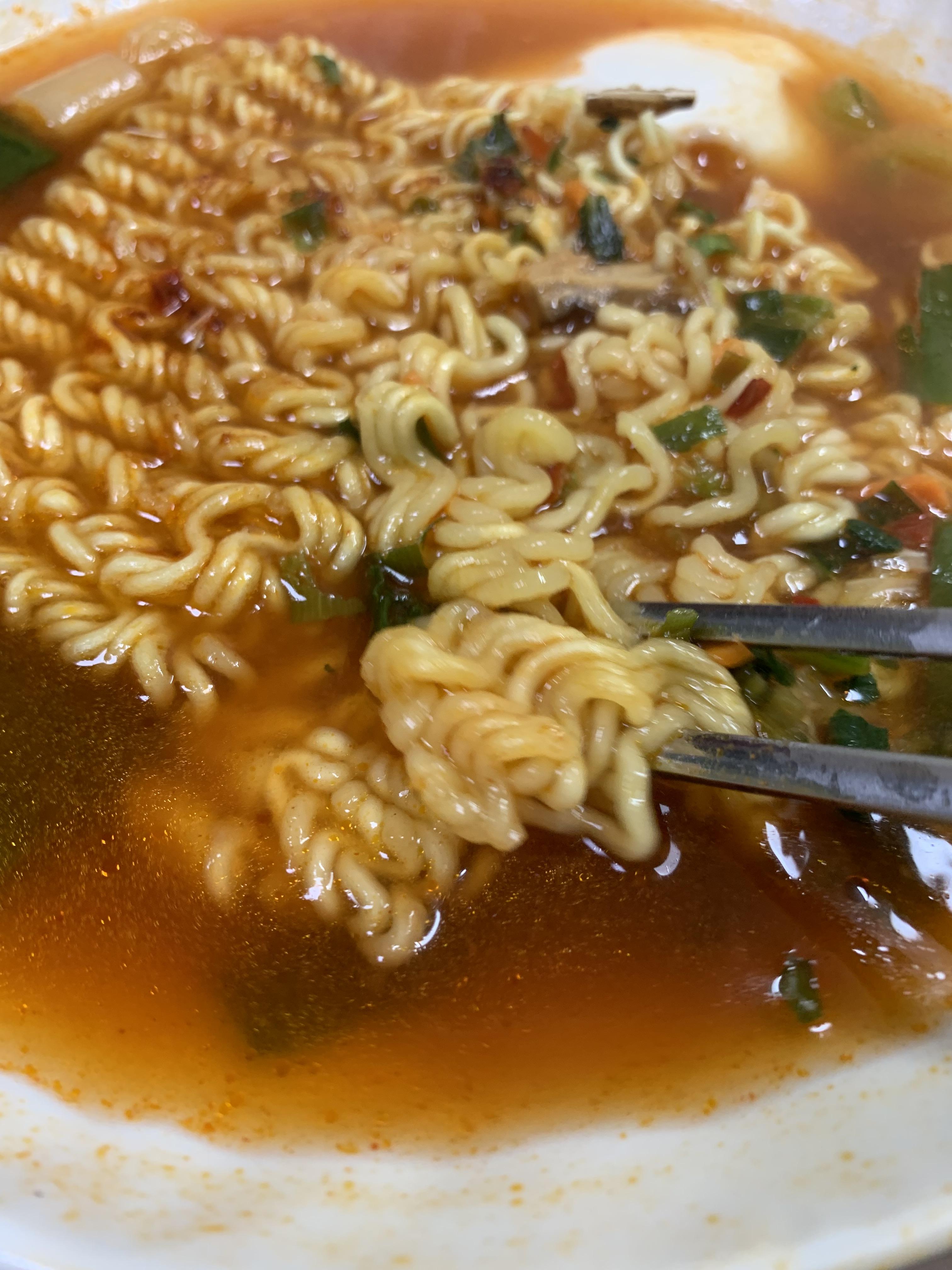 전자레인지 라면 대박