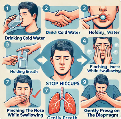 딸꾹질 멈추는 방법