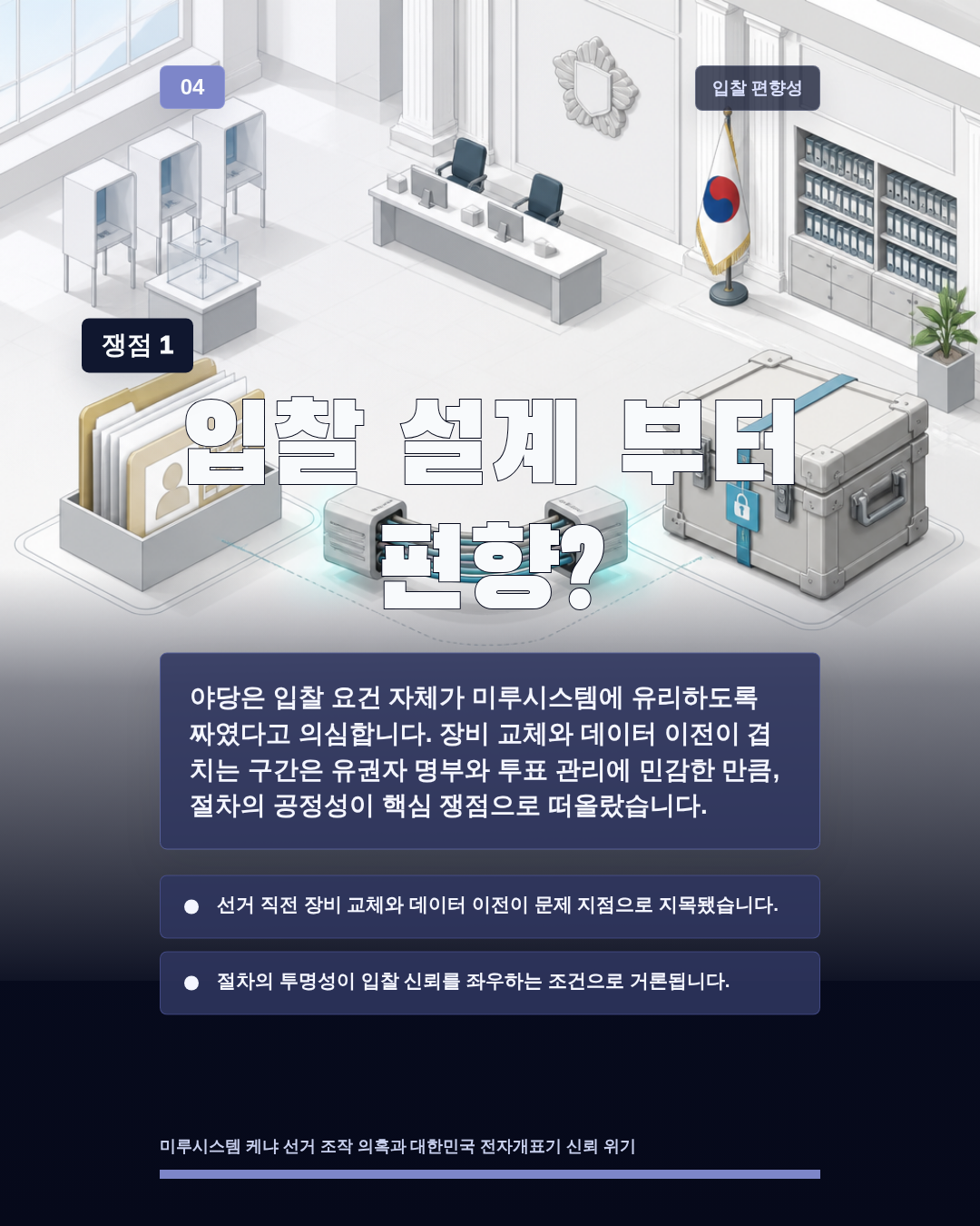 입찰 설계 부터 편향?