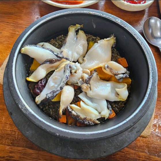 명진전복 메뉴 이미지