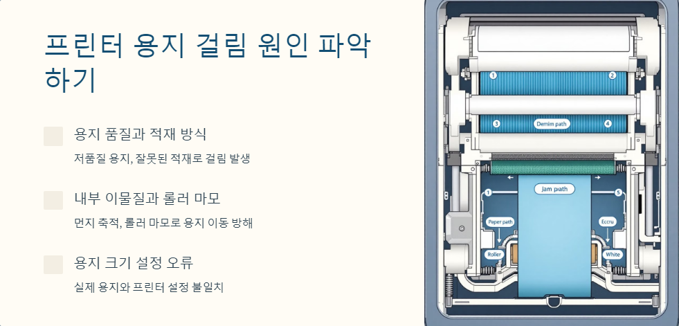 프린터용지걸림