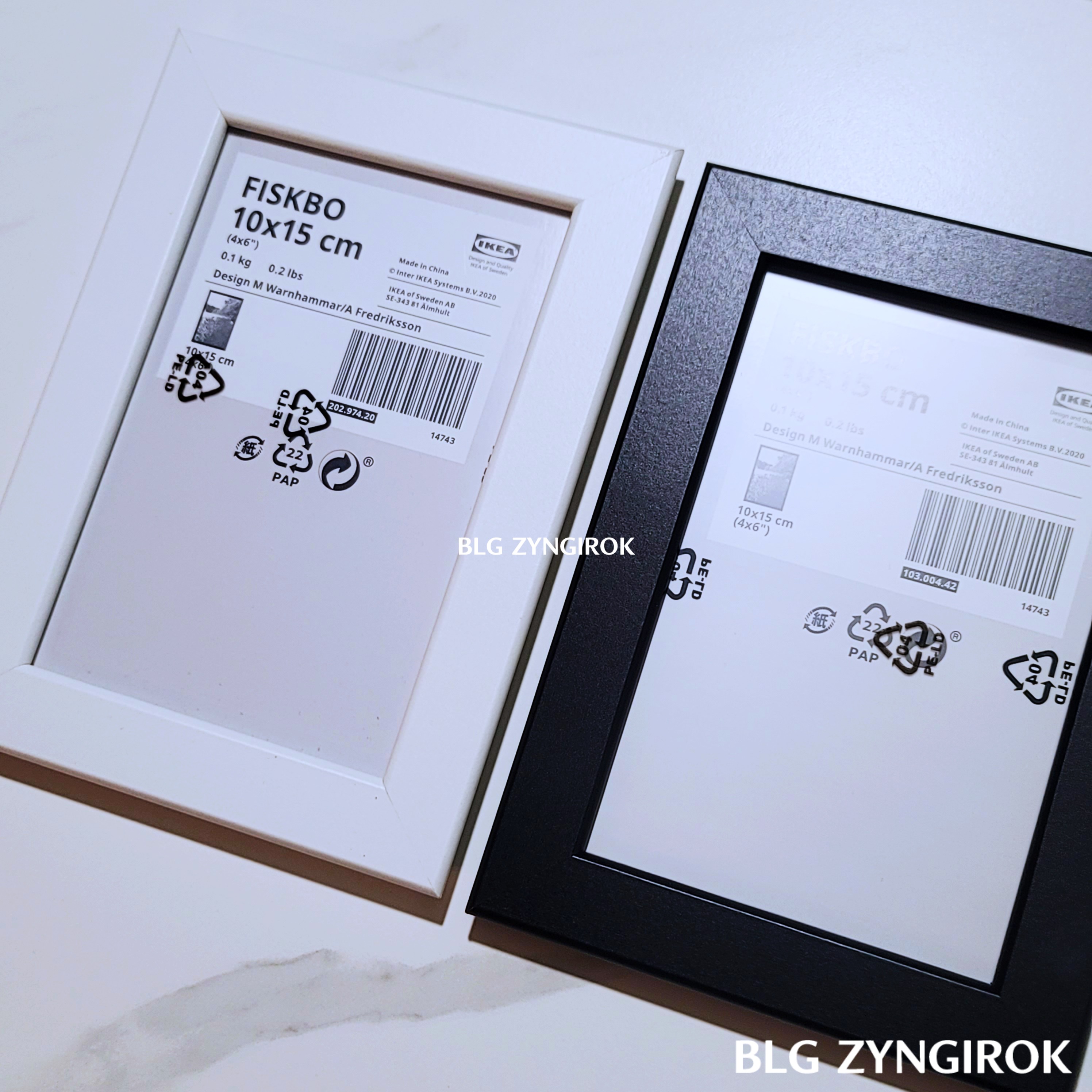 이케아-FISKBO-액자-두개가-나란히-놓여있다.