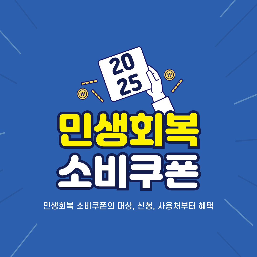 2025 민생회복 소비쿠폰