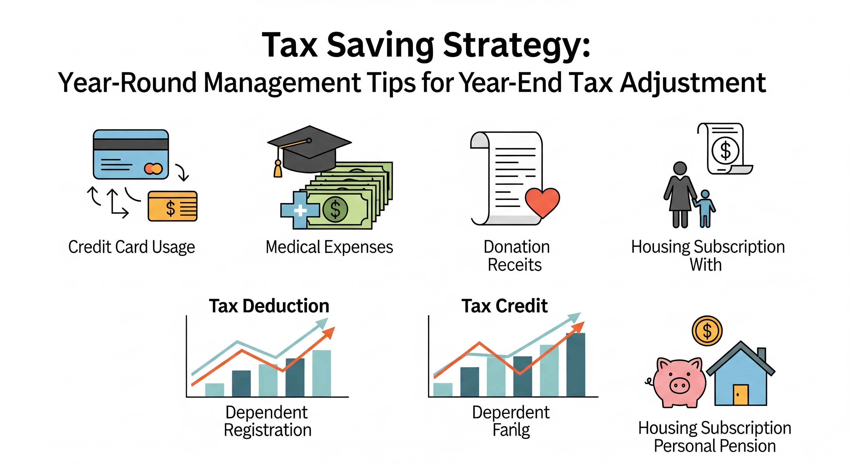 "3. 절세 전략: 연말정산 대비 연중 관리 요령"에 대한 이미지입니다.