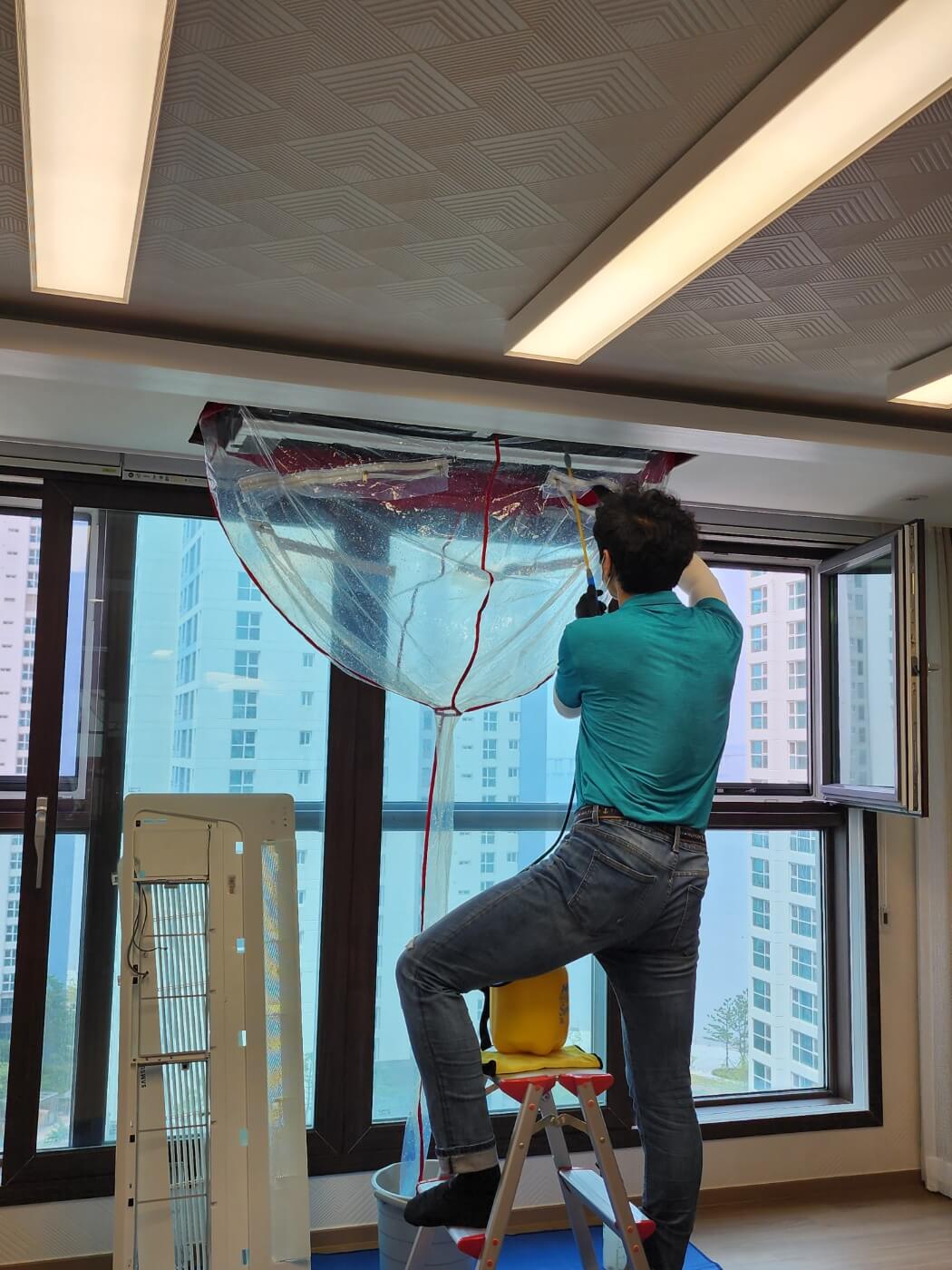 에어컨세척하기