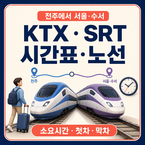 전주에서_서울 KTX_SRT