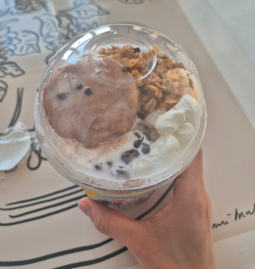 메가커피 팥빙팥빙 파르페