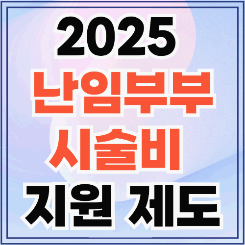 난임부부 시술비 지원 제도