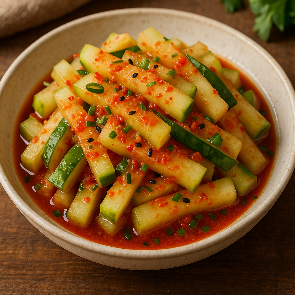 여름철 별미 수박 김치