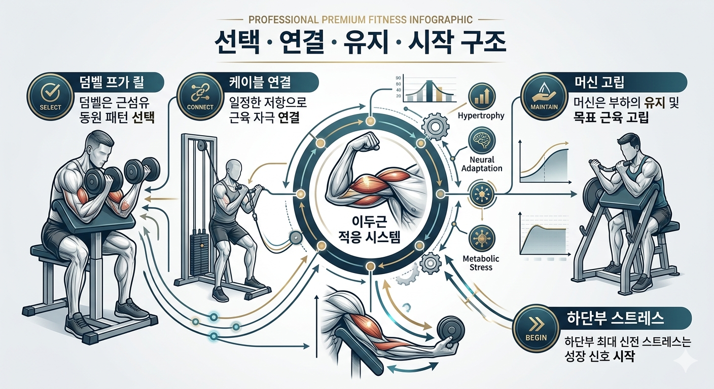 선택 &middot; 연결 &middot; 유지 &middot; 시작 구조