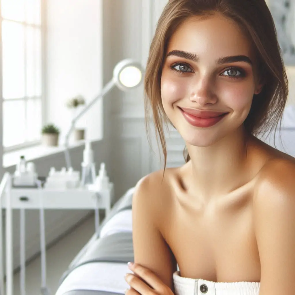 피부,체형관리 샵 배경