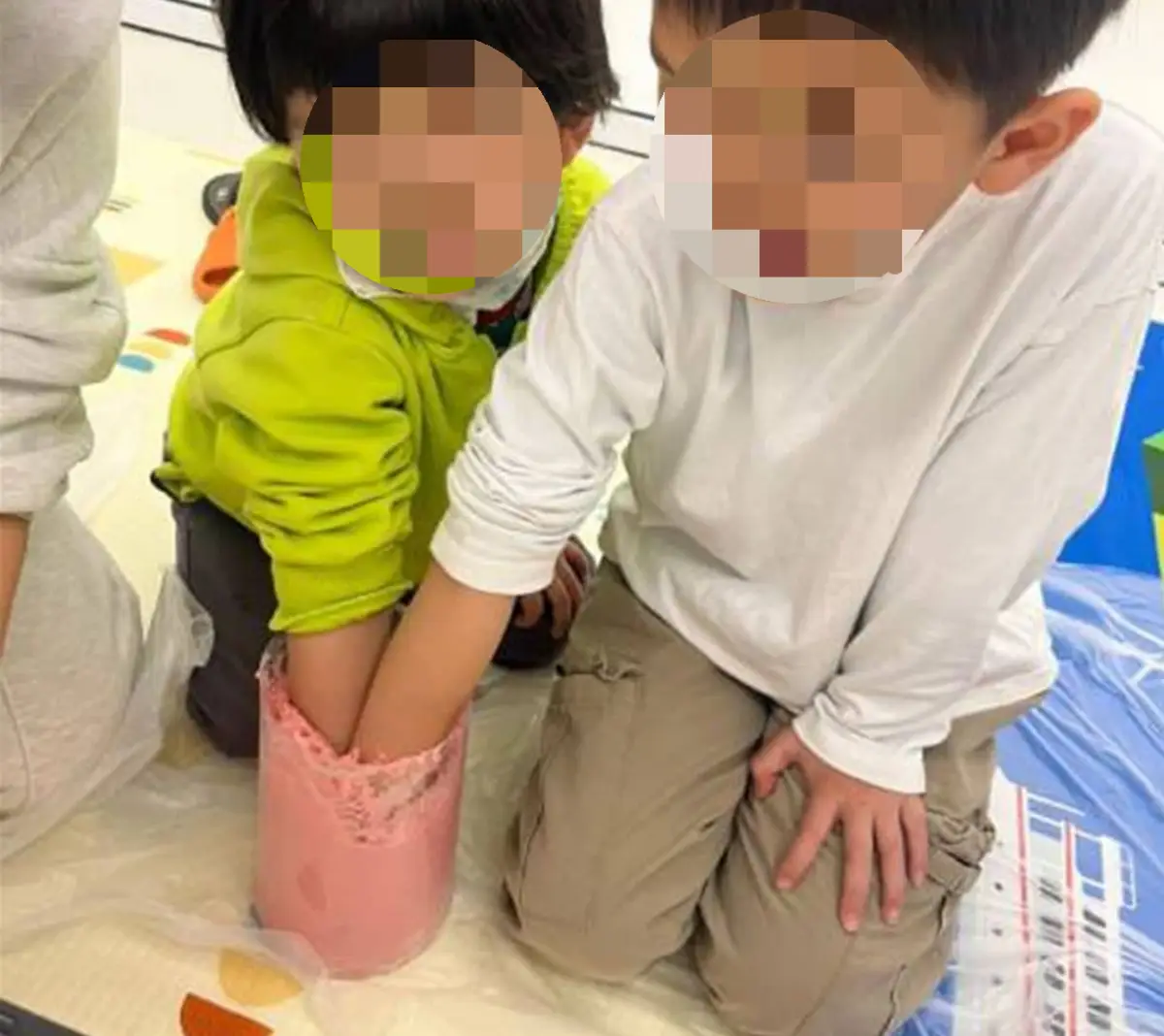 아이와 추억 만들기 석고핸드캐스팅