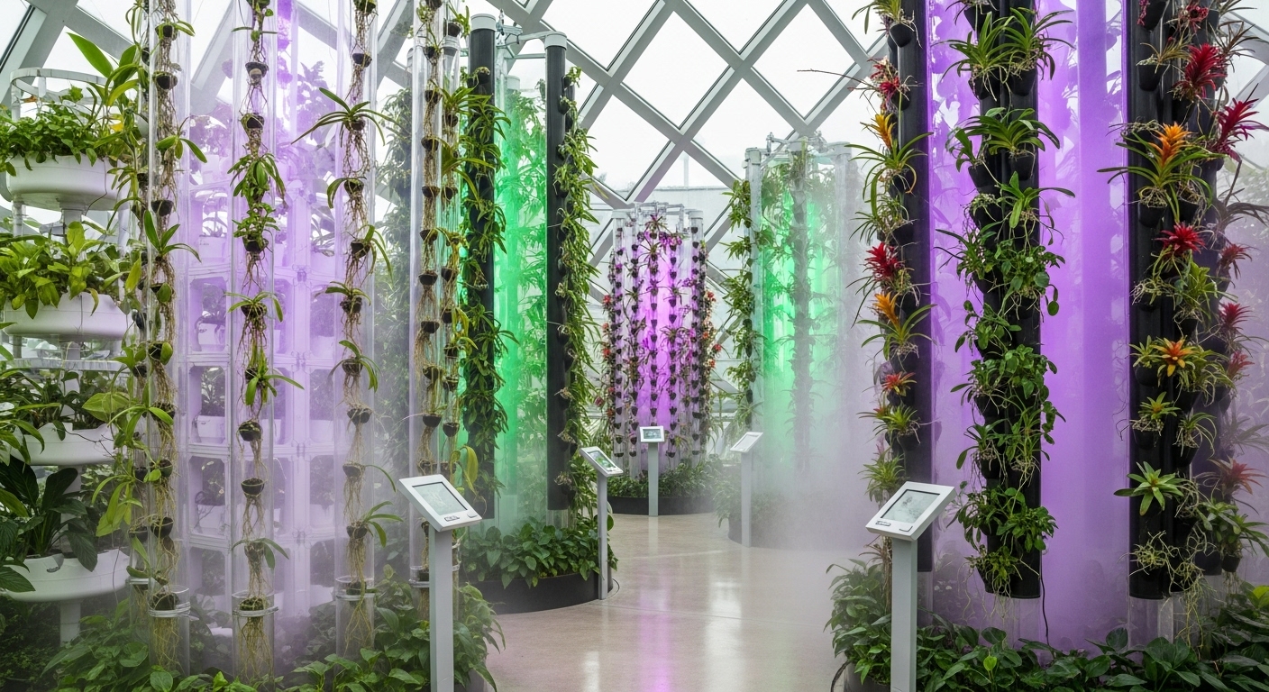 상업용 에어로포닉스의 설계 방식