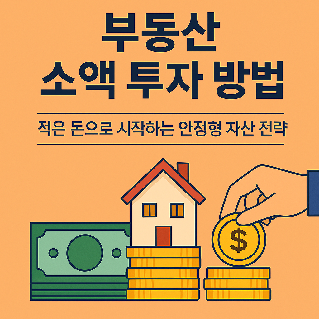 부동산 소액 투자 방법