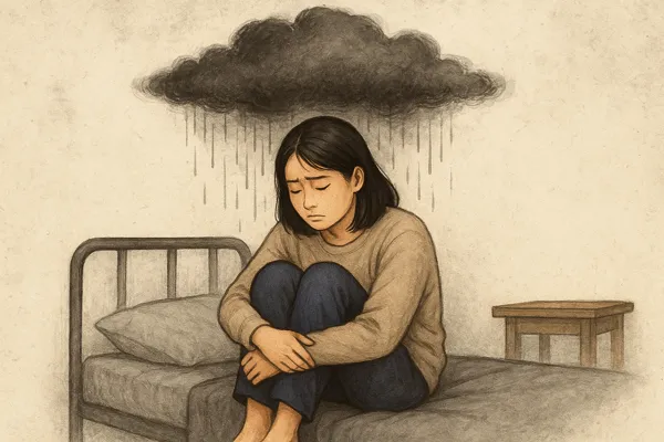 일상 속 우울한 정서 표현