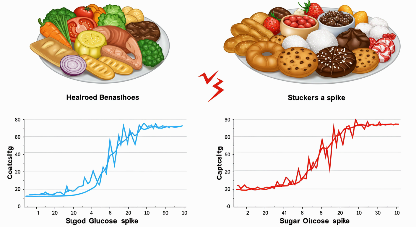 혈당이 튀는 식단&amp;#44; 어떻게 피할까요?