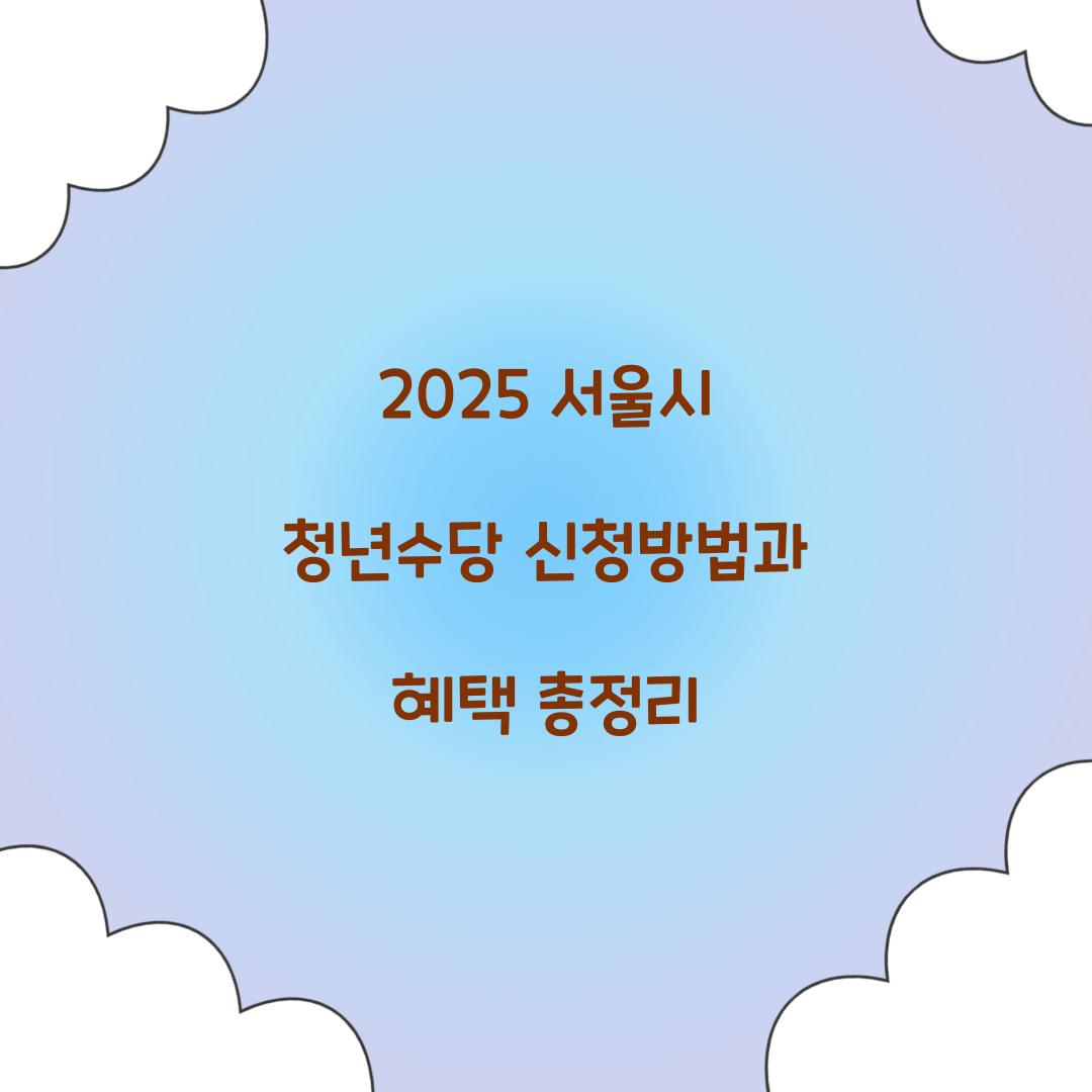 서울시 청년수당