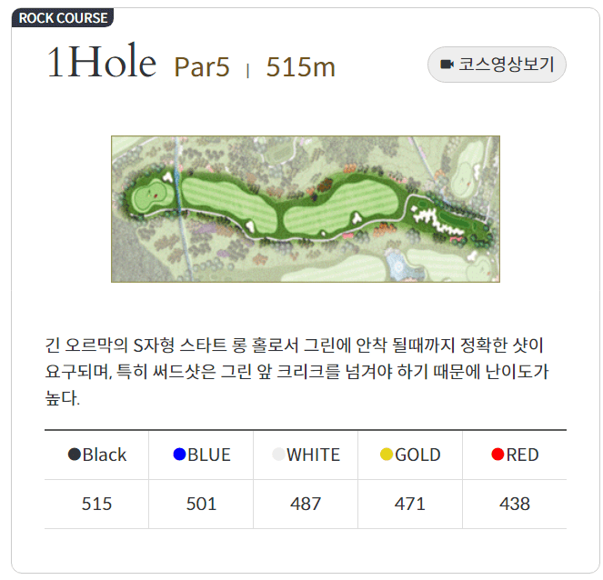 포레스트힐 컨트리클럽 락코스 01