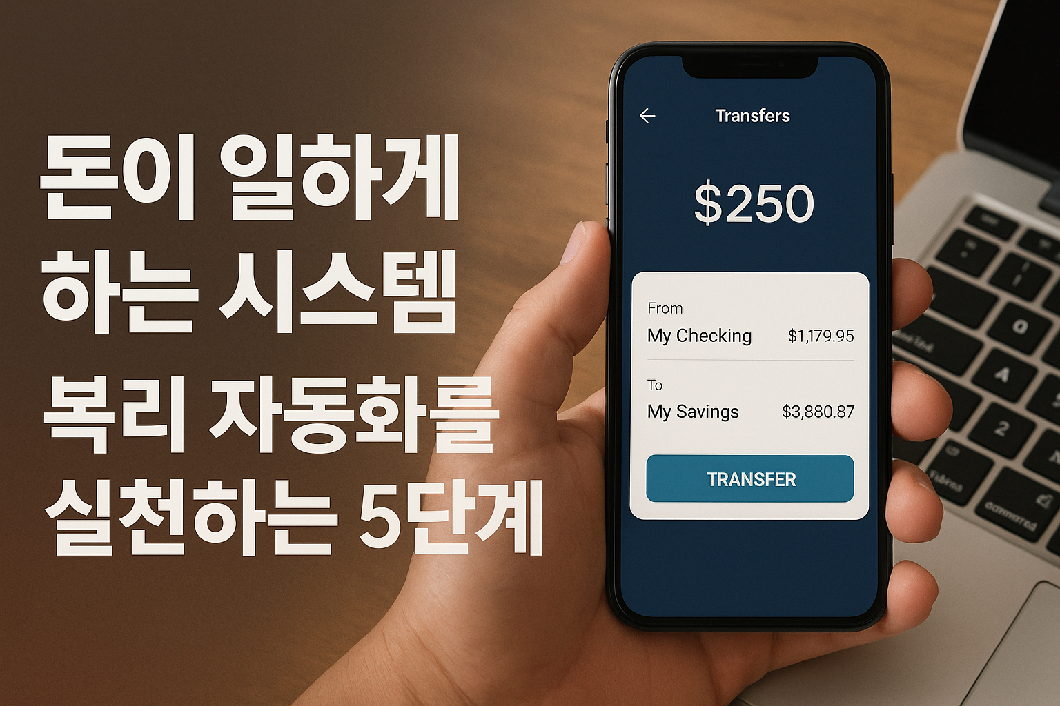 돈이 일하게 하는 시스템 – 복리 자동화를 실천하는 5단계