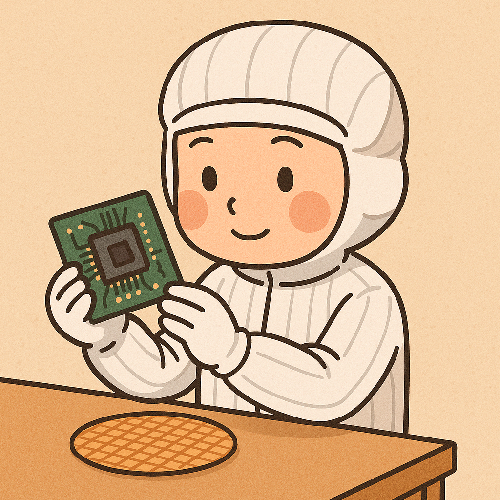 반도체 인력 사진 이미지