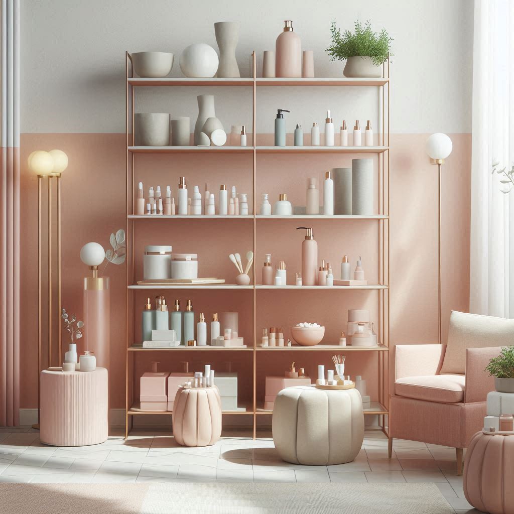 피부,체형관리 샵 배경