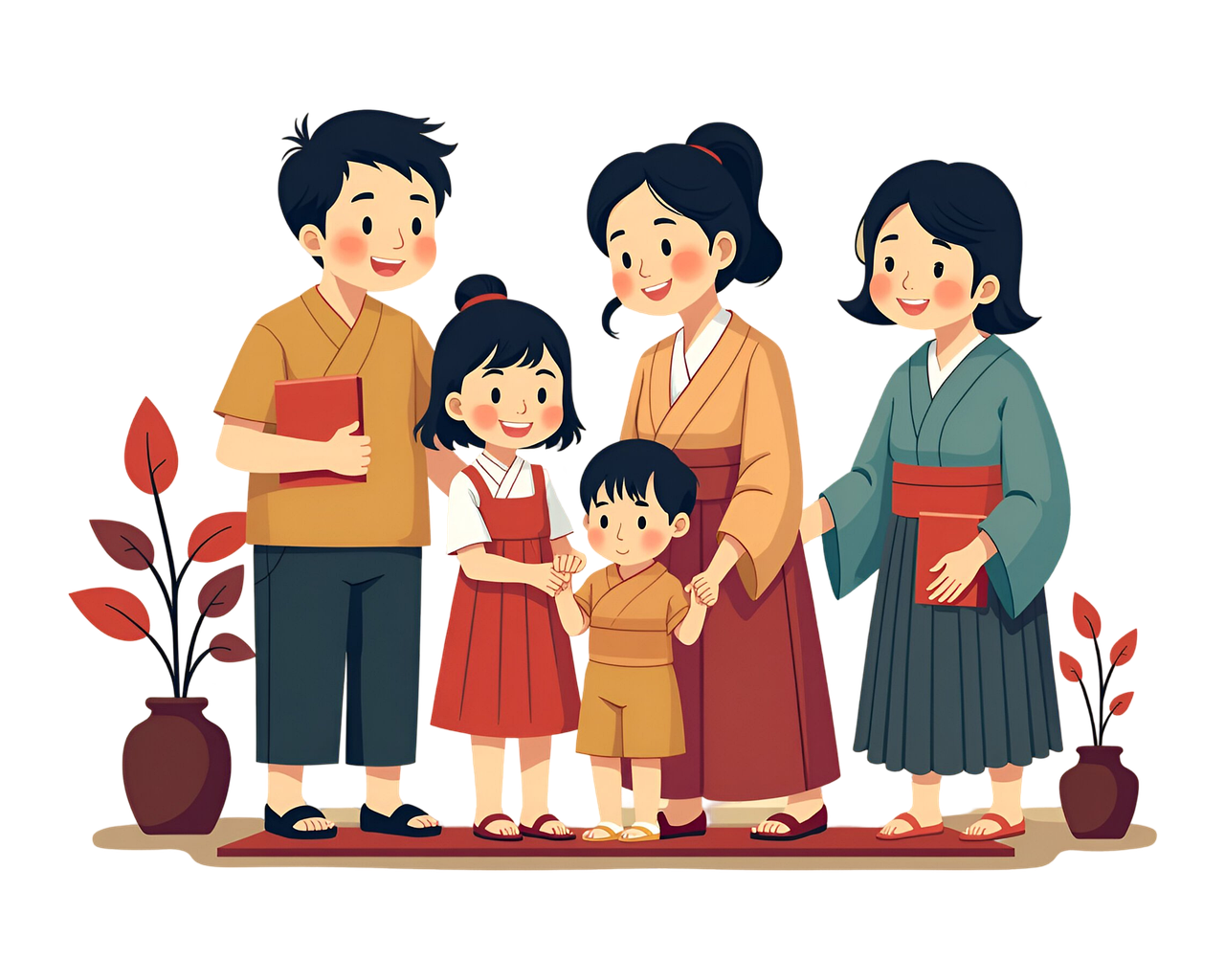 가족, 조화 전통이미지